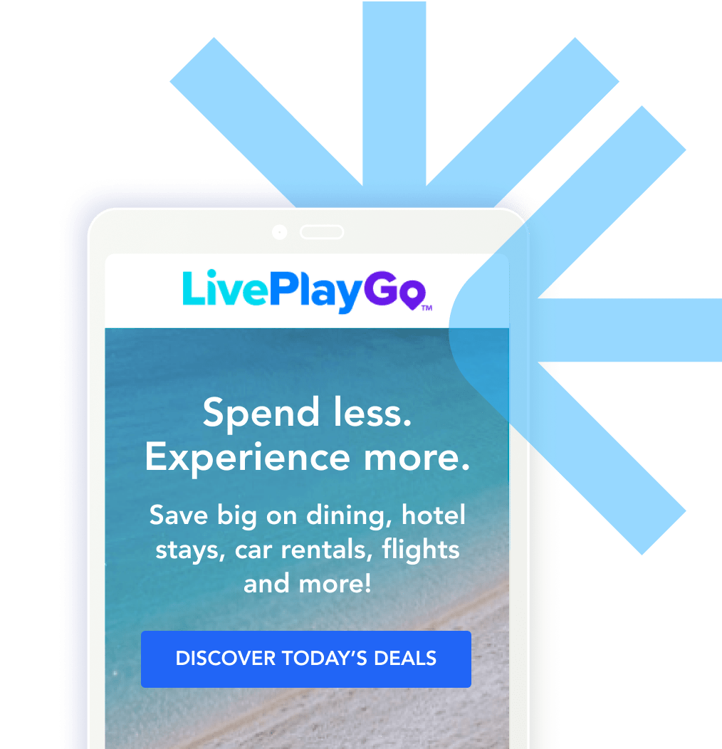 Mobile screen for LivePlayGo